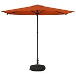 vidaXL Parasol de jardin 270 x 270 cm Polyester Rectangulaire