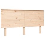 vidaXL Lit pour personne âgée sans matelas 160x200 cm bois massif