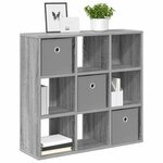 vidaXL Buffet avec tiroir Gris Sonoma 73 5 x 24 x 69 5 cm