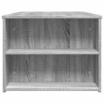 vidaXL Table basse sonoma gris 102x55x42 cm bois d'ingénierie