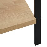 vidaXL Bibliothèque à 5 niveaux chêne 60x27 6x158 5 cm bois ingénierie