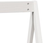 vidaXL Toit de lit pour enfants blanc 199x95 5x88cm bois de pin massif