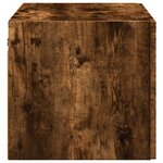 vidaXL Armoire murale chêne fumé 70x42 5x40 cm bois d'ingénierie