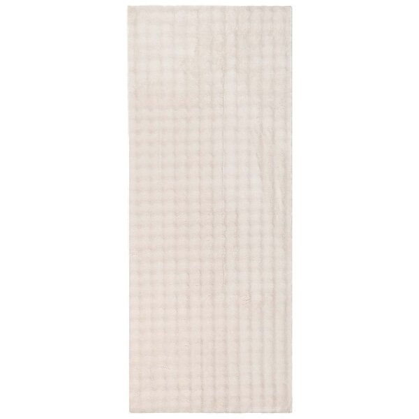 vidaXL Tapis de surface HUARTE Beige 200 x 80 cm Polyester