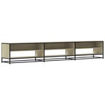 vidaXL Meuble TV chêne sonoma 270x40x46 cm bois d'ingénierie