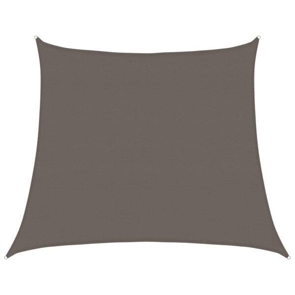 vidaXL Voile d'ombrage 160 g/m² Anthracite 4/5x4 m PEHD