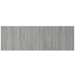 vidaXL Tête de lit murale Sonoma gris 240x1 5x80 cm Bois d'ingénierie