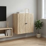 vidaXL Armoire Murale Chêne Sonoma 59 x 31 x 60 cm Bois d'ingénierie