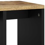 vidaXL Table d'appoint 40x31x46 cm Bois de manguier et d'ingénierie