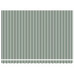 vidaXL Tissu de Remplacement pour Auvent pour Cadre de 4.5x3 m Vert et Blanc