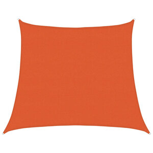 vidaXL Voile d'ombrage 160 g/m² trapèze orange 4/5x4 m PEHD