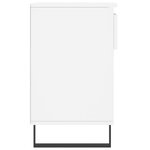 vidaXL Armoire à chaussures Blanc 102x36x60 cm Bois d'ingénierie