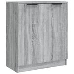 vidaXL Buffet Sonoma gris 60x30x70 cm Bois d'ingénierie