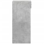 vidaXL Buffet gris béton 50x42 5x93 cm bois d'ingénierie