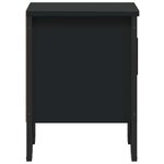 vidaXL Table de chevet Noir 40 x 30 x 40 cm Aggloméré