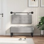 vidaXL Tête de lit suspendue Tissu