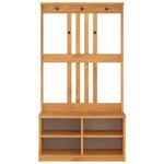 vidaXL Portemanteau SANDNES 87x40x159 5 cm bois massif pin