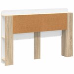 vidaXL Cabinet de Tête de Lit Chêne Sonoma Bois d’ingénierie