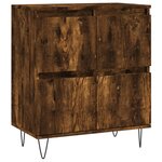 vidaXL Buffets 2 Pièces chêne fumé bois d'ingénierie