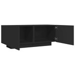 vidaXL Meuble TV Noir 100x35x40 cm Aggloméré
