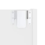 vidaXL Armoires à chaussures murales 2 Pièces Blanc 60x18x90 cm Aggloméré