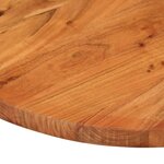 vidaXL Dessus de table 120x50x2 5 cm ovale bois massif d'acacia