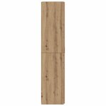 vidaXL Haut Armoire 2 Pièces Chêne artisanal 80 x 42 x 185 cm