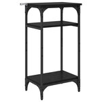 vidaXL Table d'appoint Chêne noir 40 x 30 x 75 cm Bois d'ingénierie