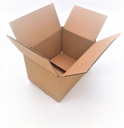 Lot de 100 cartons caisse américaine simple cannelure petit format 160 x 120 x 110 mm