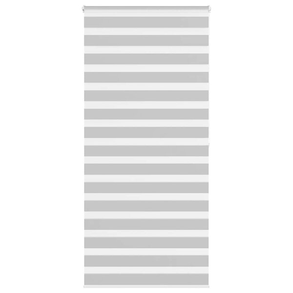 vidaXL Store zèbre gris clair largeur du tissu 90 9 cm polyester