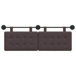 vidaXL Tête de lit suspendue Tissu