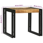 vidaXL Ensemble de 2 Tables Basses en Bois Massif de Manguier