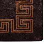 vidaXL Coureur de Tapis MARSA Noir 50 x 100 cm Polyester et PVC
