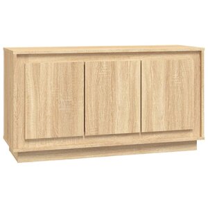 vidaXL Buffet chêne sonoma 102x35x55 cm bois d'ingénierie