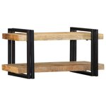 vidaXL Étagère murale 70x33x35 cm bois de manguier massif brut
