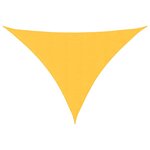 vidaXL Voile de parasol tissu oxford triangulaire 5x5x6 m jaune