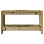 vidaXL Banc de jardin 82 5x35x45 cm bois de pin imprégné