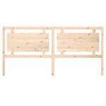 vidaXL Tête de lit 205 5x4x100 cm Bois massif de pin