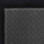 vidaXL Tapis shaggy noir 240x305 cm polyester