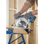 Draper tools scie circulaire sans balais avec 1 batterie 3ah d20 20v