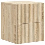 vidaXL Cabinet de chevet mural Chêne Sonoma 33 x 34 5 x 40 cm