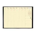 Agenda Ministre Prestige + Répert. Luna noir eb 16 x 24 cm QUOVADIS