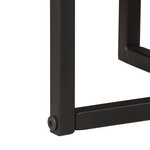 vidaXL Tables basses gigognes 3 Pièces bois massif d'acacia et fer