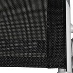 vidaXL Ensemble à manger d'extérieur 5 Pièces Acier Noir
