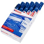 Marqueur Permanent 500 Corps Alu Pointe Biseau Bleu 2-7 mm x 10 EDDING
