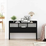 Buffet noir en chêne vidaXL 105x30x70 cm en bois d'ingénierie