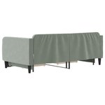 vidaXL Lit de jour avec lit gigogne et tiroirs 100x190 cm velours