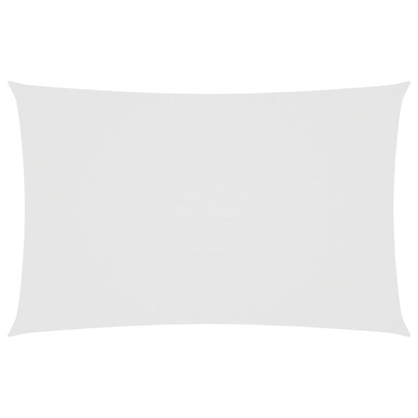 vidaXL Voile de parasol tissu oxford rectangulaire 5x8 m blanc