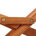 Vidaxl chaise pliable d'extérieur bois d'acacia solide