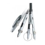 Compas pour Mine 2mm bi-matière corps métal vis de réglage et sécurité JPC